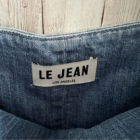 Le Jean Tallulah Body-con Denim Midi Dress Large - Picture 6 of 9